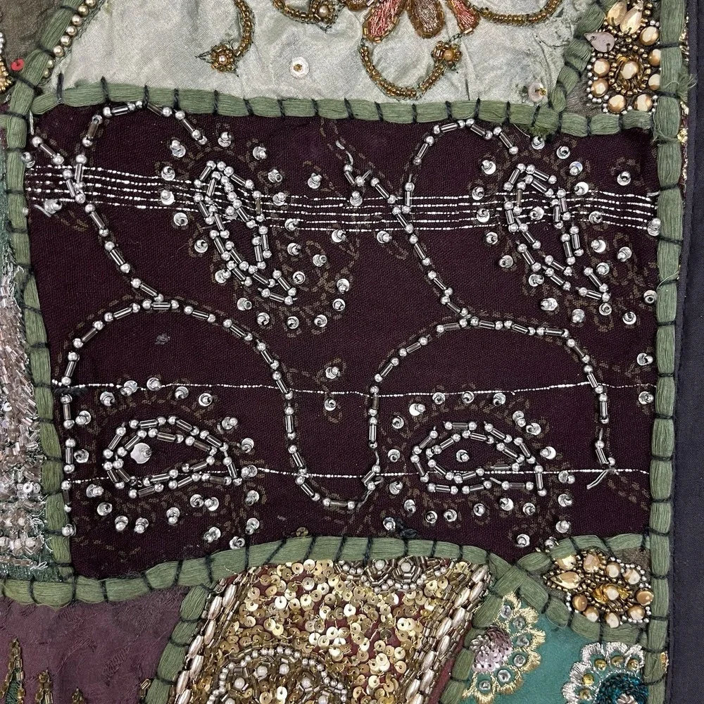 Tapestry Wall Art Hand Crafted Ethnic Beaded